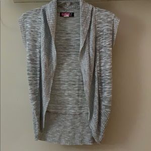Juniors short sleeve cardigan size small